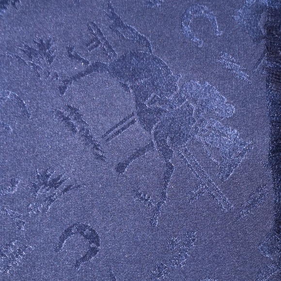 Polo by Ralph Lauren Signature Double sided 100% silk scarf. Made in Japan - Picture 3 of 9